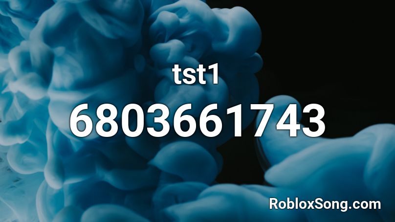 tst1 Roblox ID