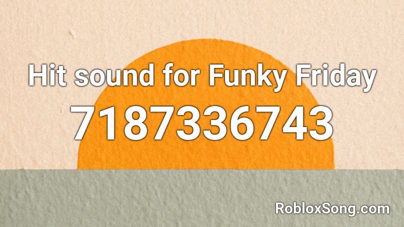 Friday code funky Roblox Funky