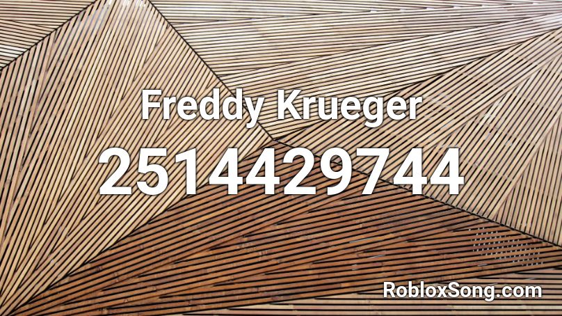 Freddy Krueger Roblox ID