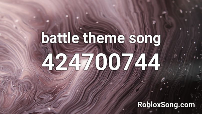 battle theme song Roblox ID