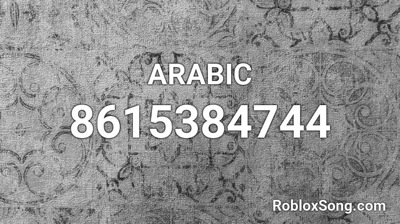 ARABIC Roblox ID