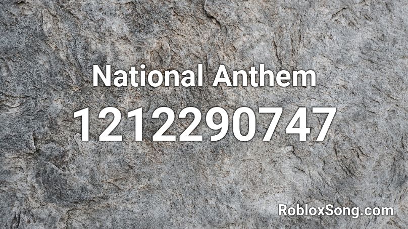 National Anthem Roblox ID