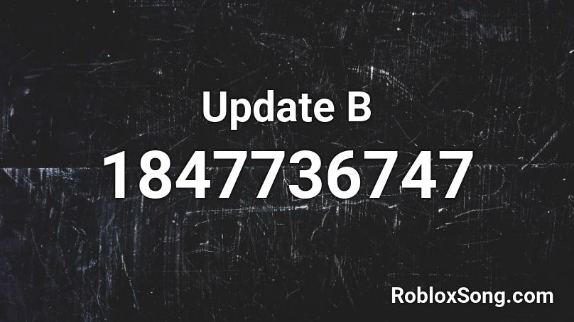 Update B Roblox ID