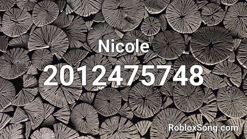 Nicole Roblox ID
