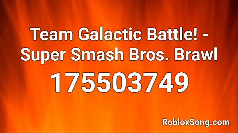 Team Galactic Battle! - Super Smash Bros. Brawl Roblox ID