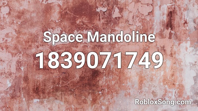 Space Mandoline Roblox ID