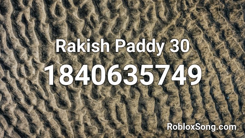 Rakish Paddy 30 Roblox ID