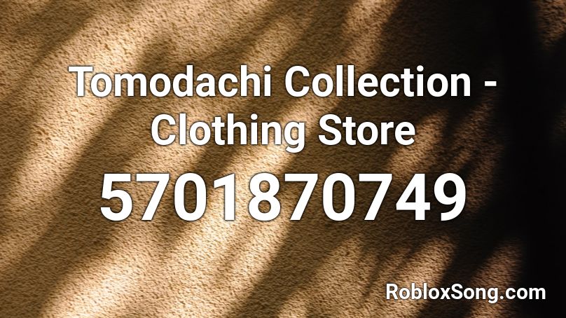 Tomodachi Collection - Food Shop Roblox ID