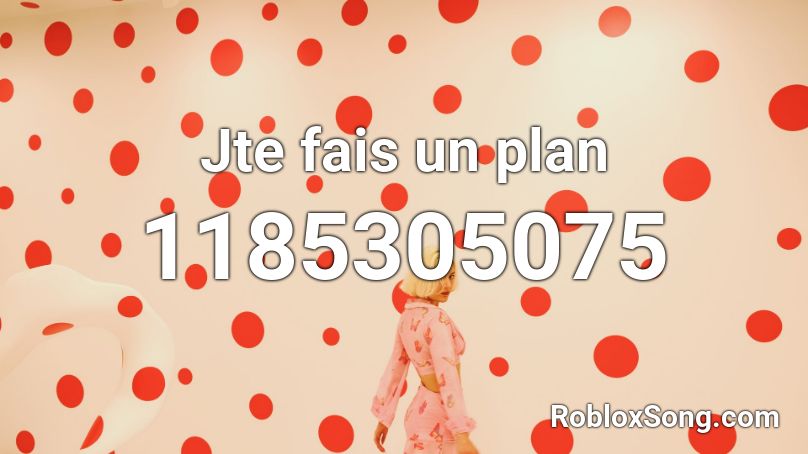 Jte fais un plan Roblox ID