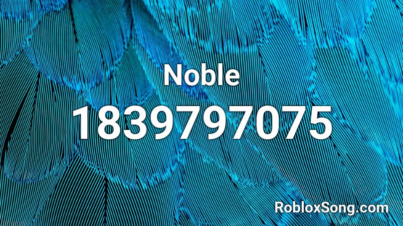 Noble Roblox ID