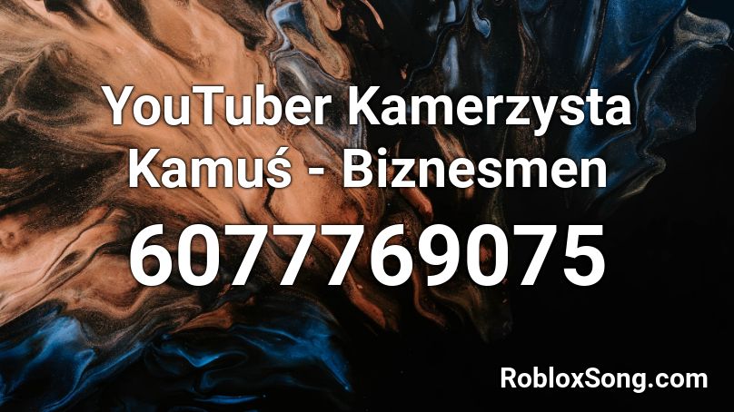 YouTuber Kamerzysta Kamuś - Biznesmen Roblox ID