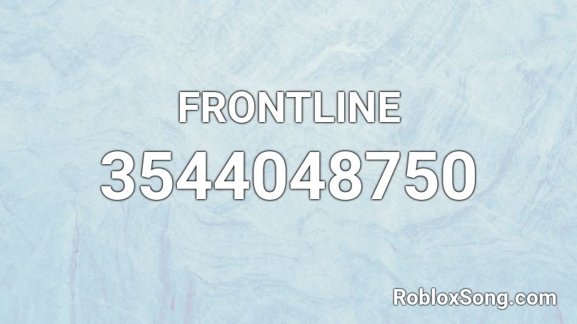 FRONTLINE Roblox ID