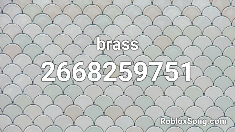 brass Roblox ID