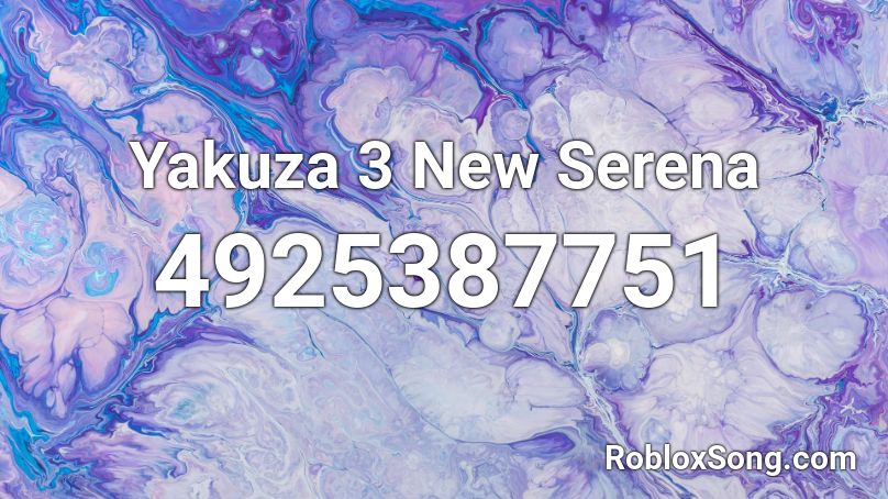 Yakuza 3 New Serena Roblox ID