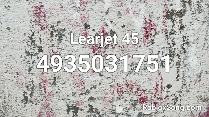Learjet 45 Roblox ID