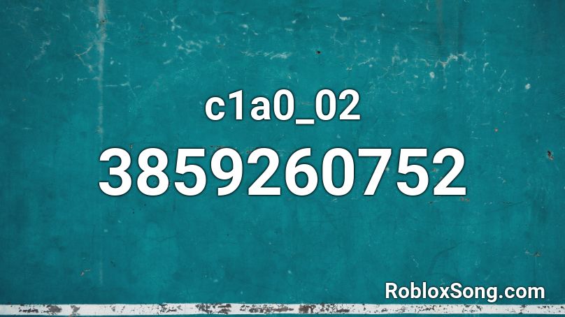 c1a0_02 Roblox ID