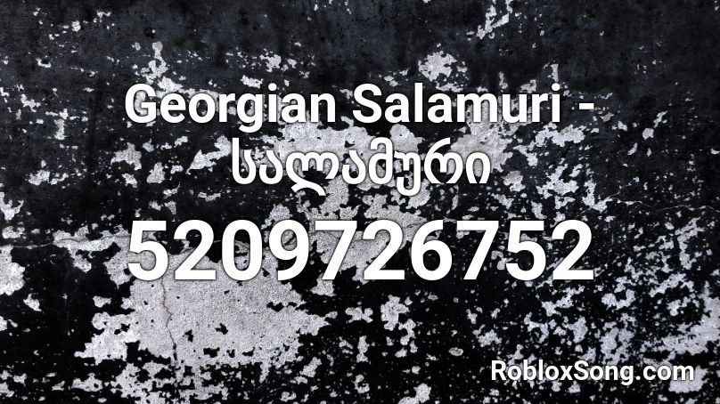 Georgian Salamuri - სალამური Roblox ID