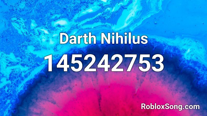 Darth Nihilus Roblox ID