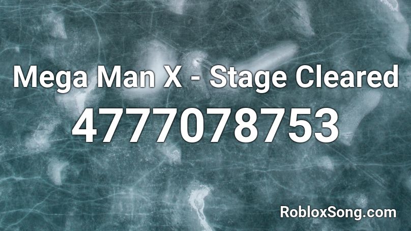 Mega Man X - Stage Cleared Roblox ID