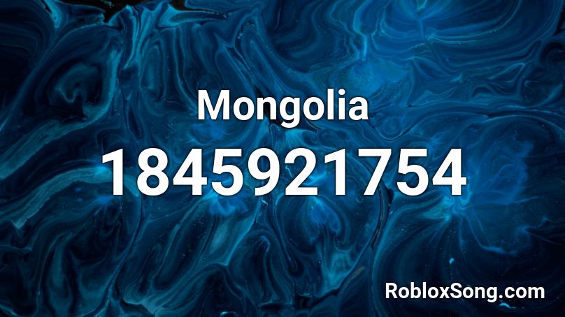 Mongolia Roblox ID