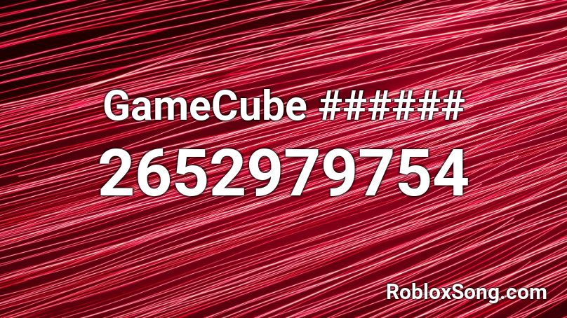 GameCube ###### Roblox ID