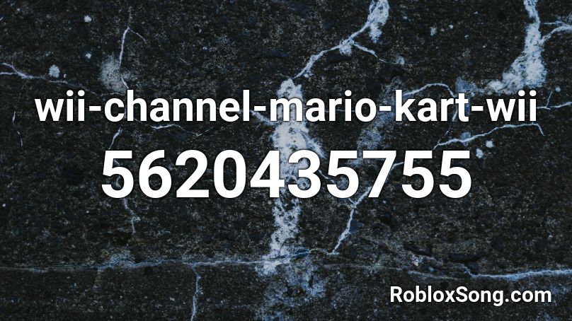wii-channel-mario-kart-wii Roblox ID
