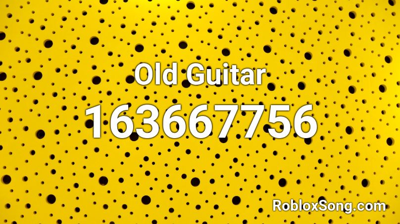 Old Guitar Roblox ID