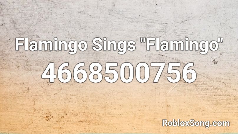 Flamingo Sings 