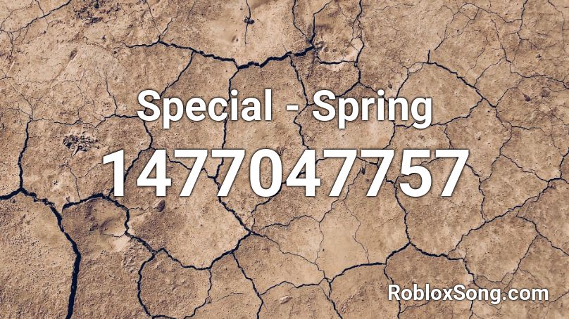 Special - Spring Roblox ID