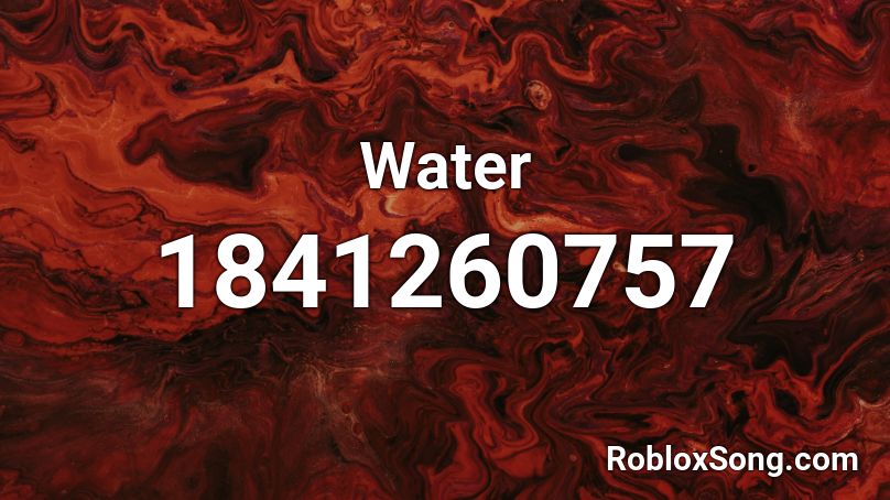 Water Roblox ID