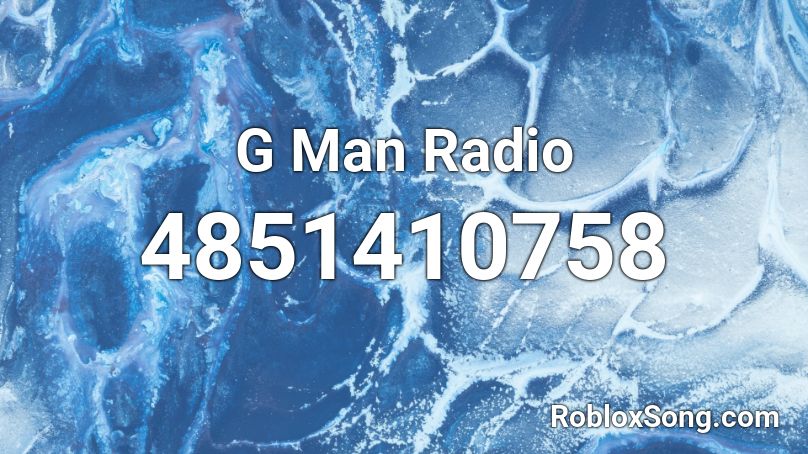 G Man Radio Roblox ID