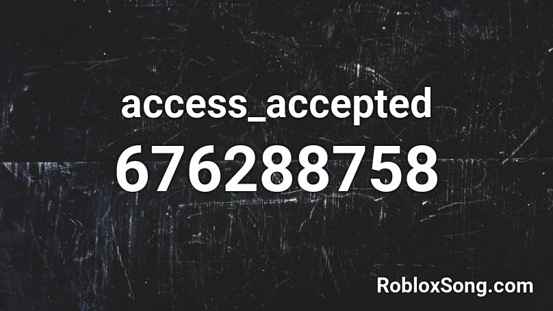 access_accepted Roblox ID