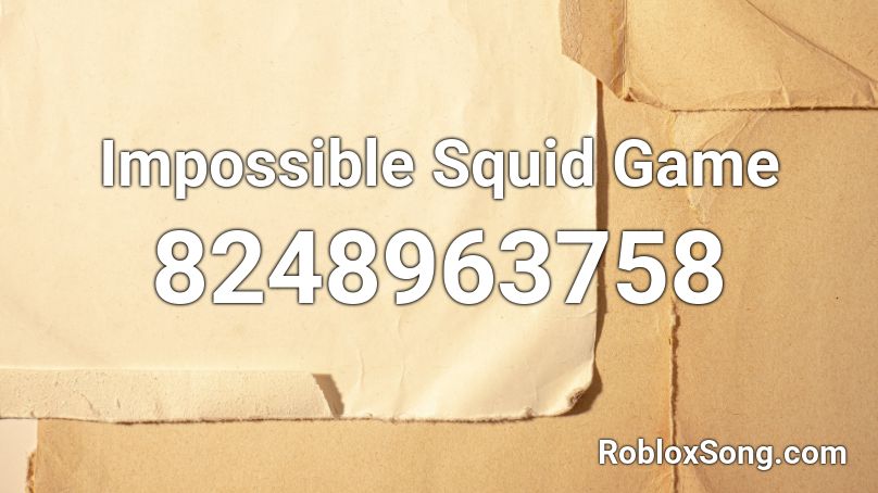 Impossible Squid Game Roblox ID