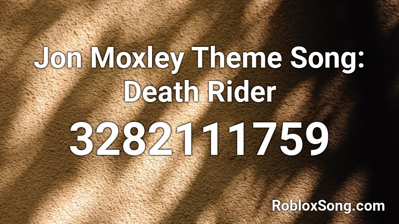 Jon Moxley Theme Song Death Rider Roblox Id Roblox Music Codes - diavolo theme roblox id