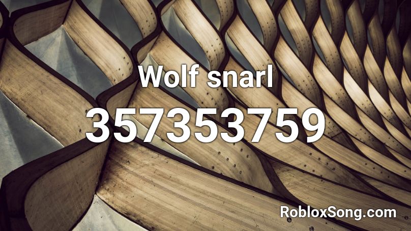 Wolf snarl Roblox ID