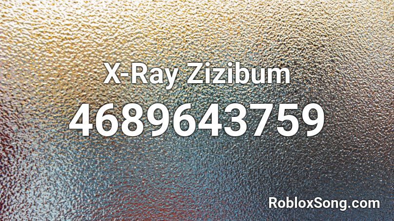 X-Ray Zizibum Roblox ID