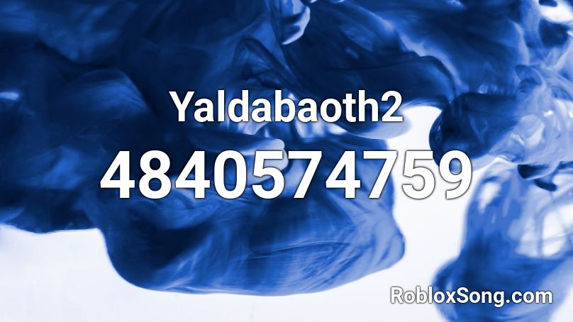 Yaldabaoth2 Roblox ID