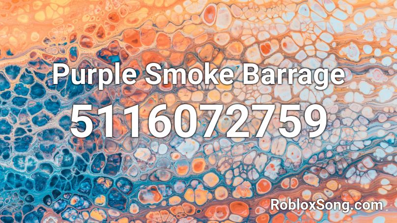 Purple Smoke Barrage Roblox ID
