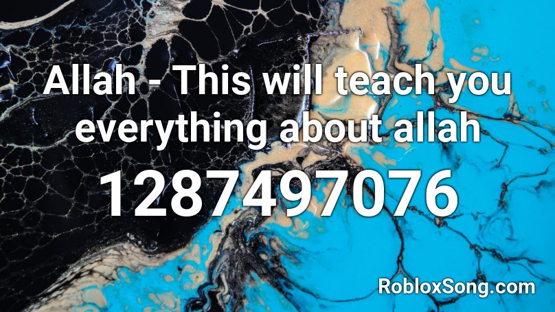 Allah - This will teach you everything about allah Roblox ID