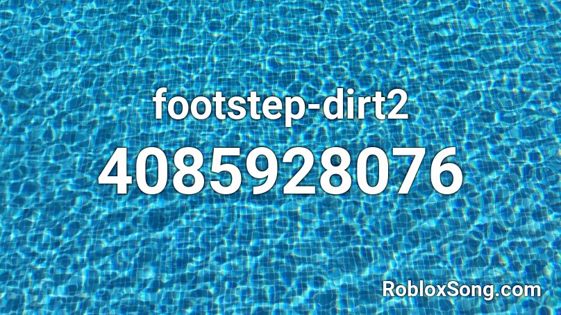 footstep-dirt2 Roblox ID