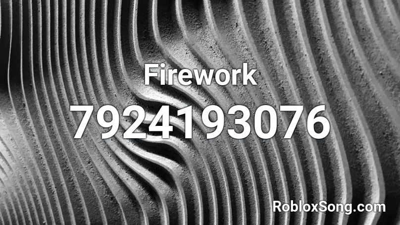 Firework Roblox ID