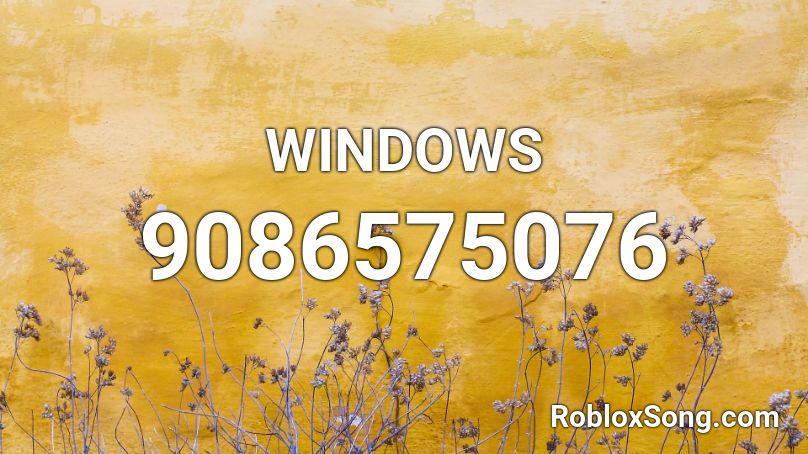 WINDOWS Roblox ID