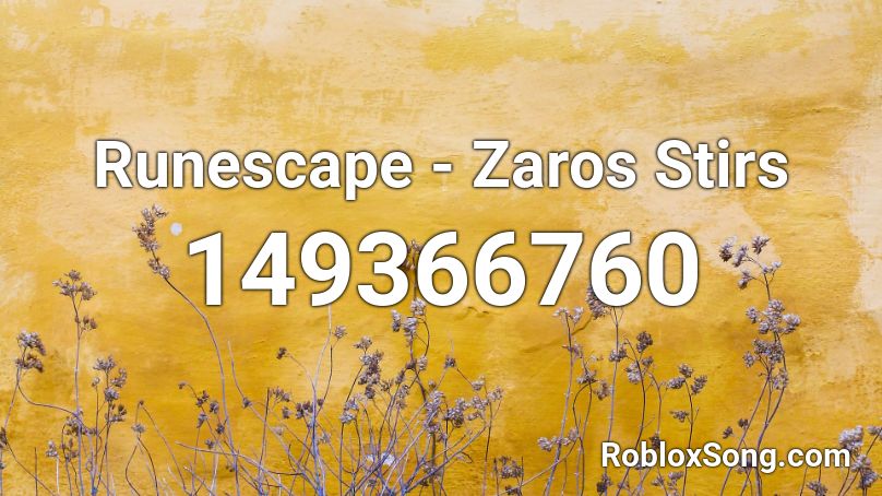Runescape - Zaros Stirs Roblox ID