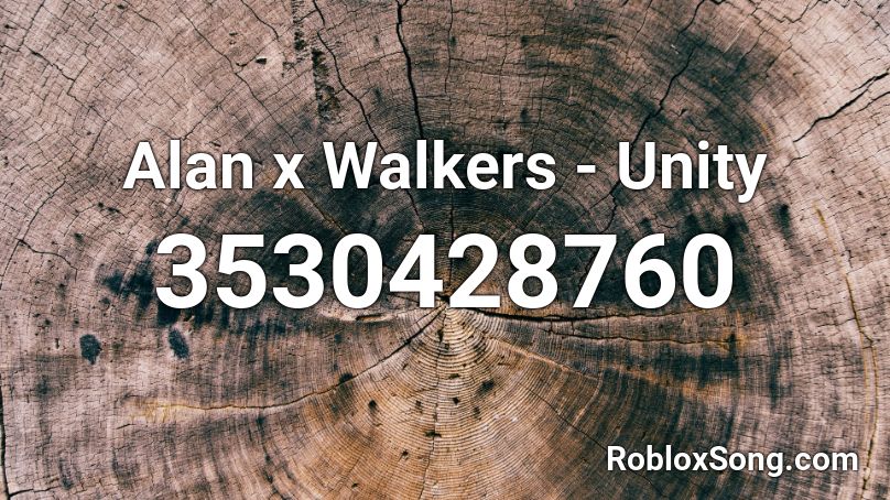 Alan x Walkers - Unity Roblox ID