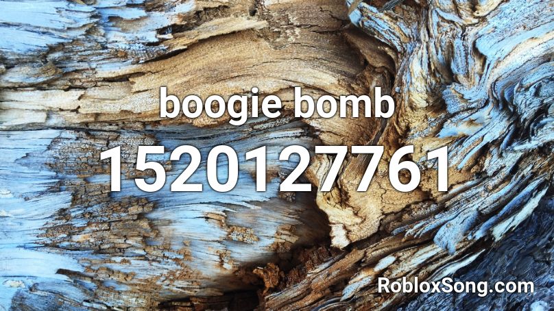 boogie bomb Roblox ID