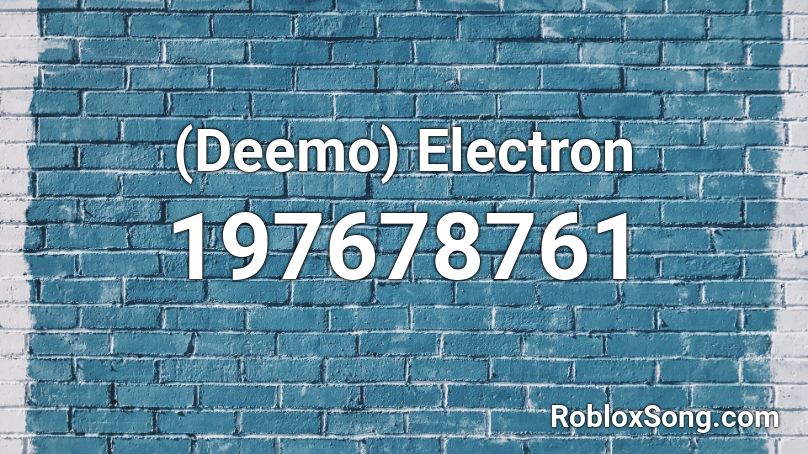 (Deemo) Electron Roblox ID