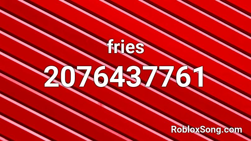 fries Roblox ID