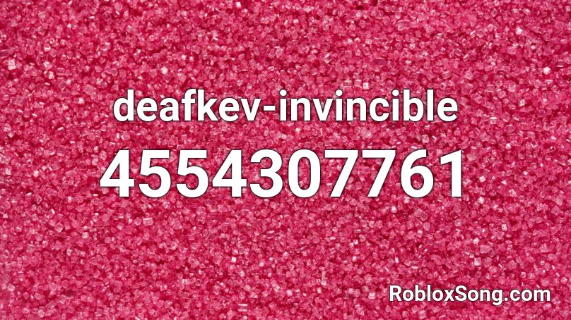 deafkev-invincible Roblox ID