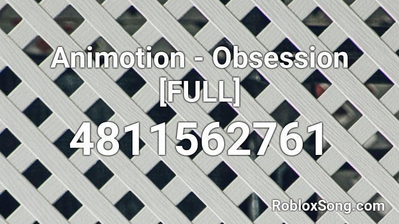 Animotion - Obsession [FULL] Roblox ID