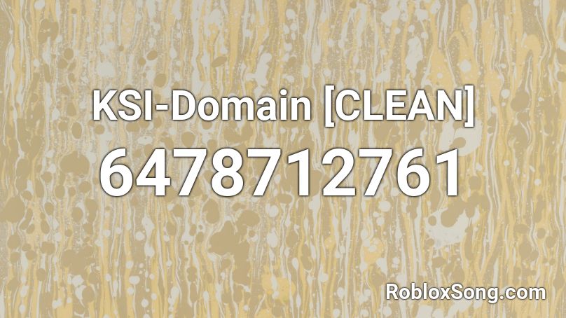 Ksi Domain Clean Roblox Id Roblox Music Codes - ksi songs roblox